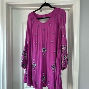 Free People Embroidered Dress